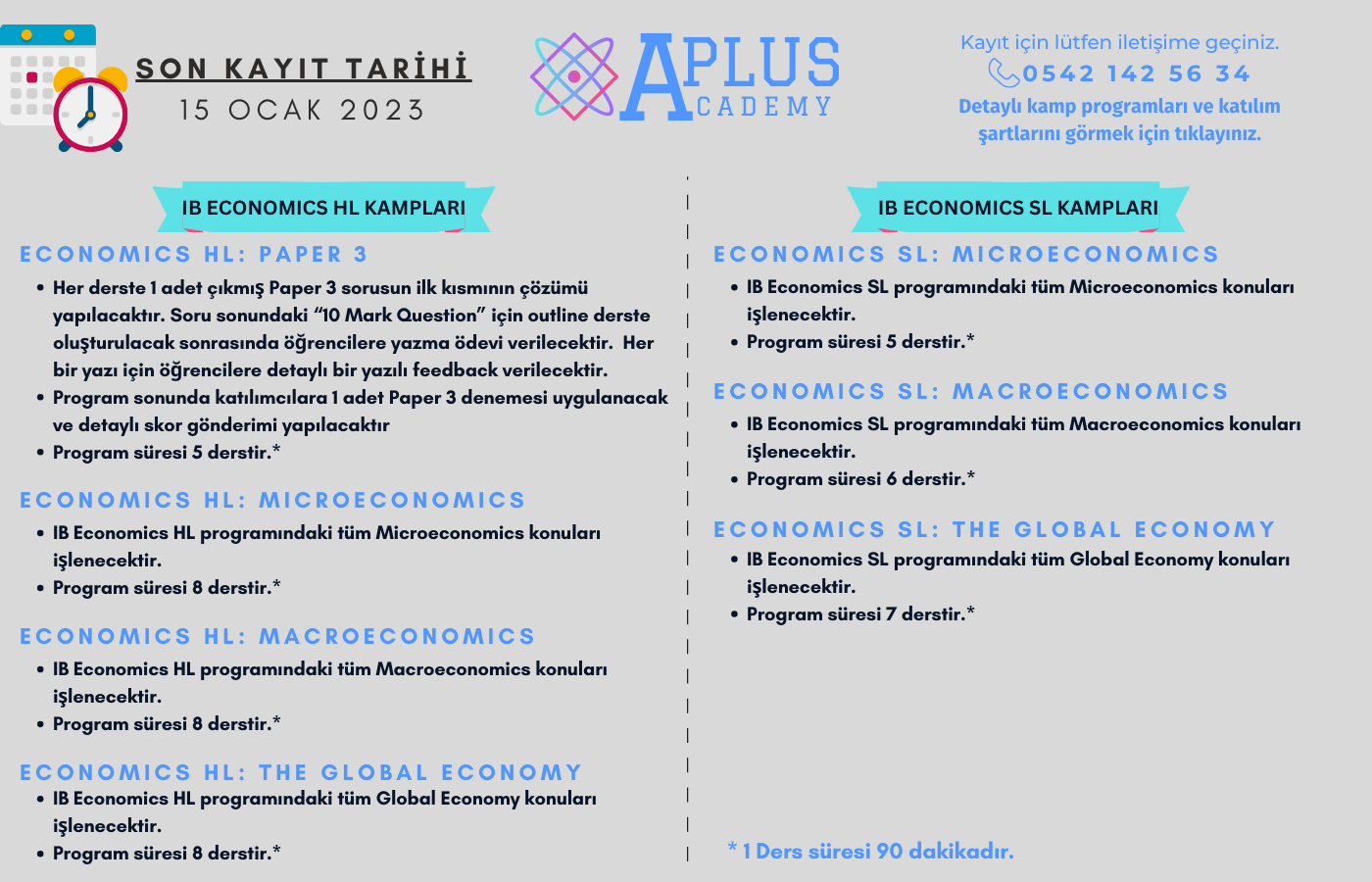 IB Economics Kampı